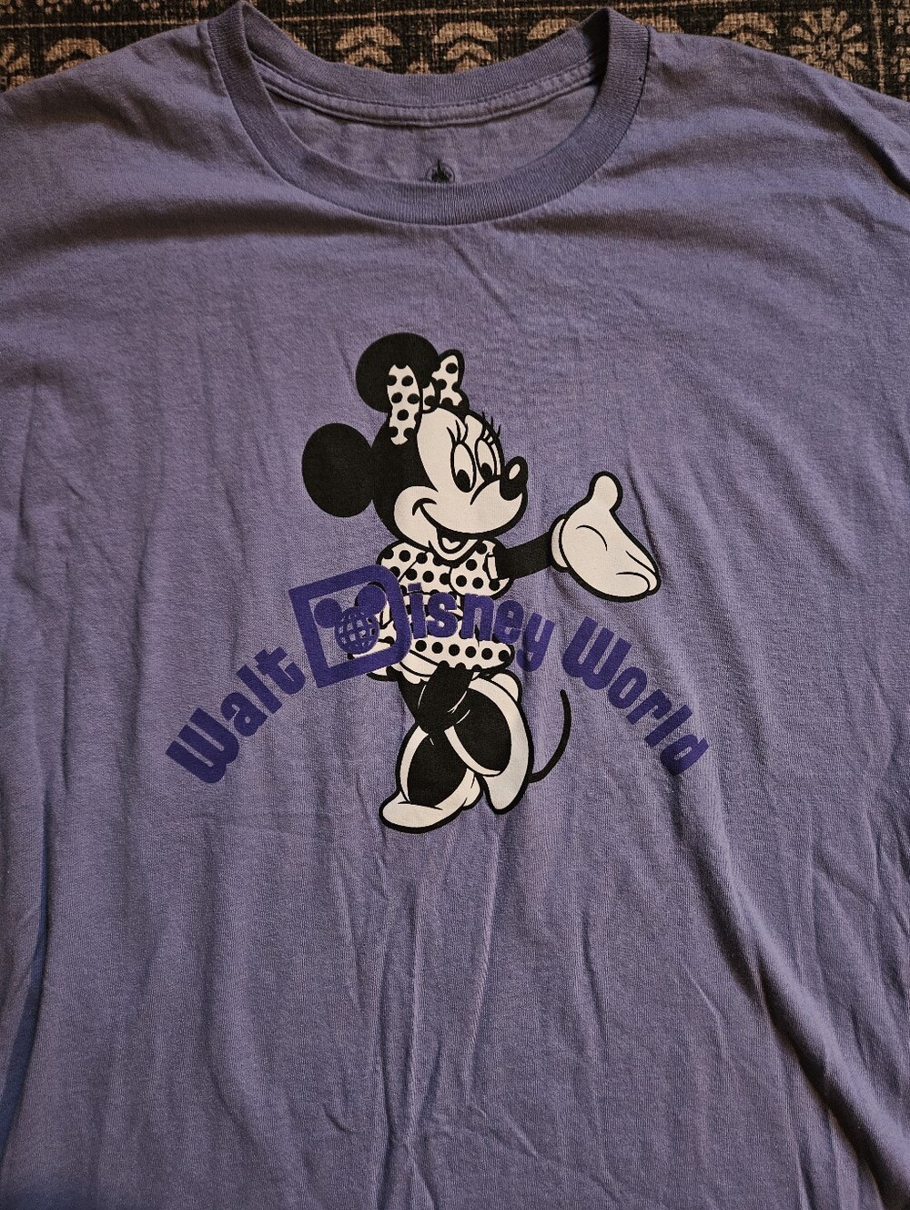 Disney Blue Minnie Mouse Walt Disney World Tee